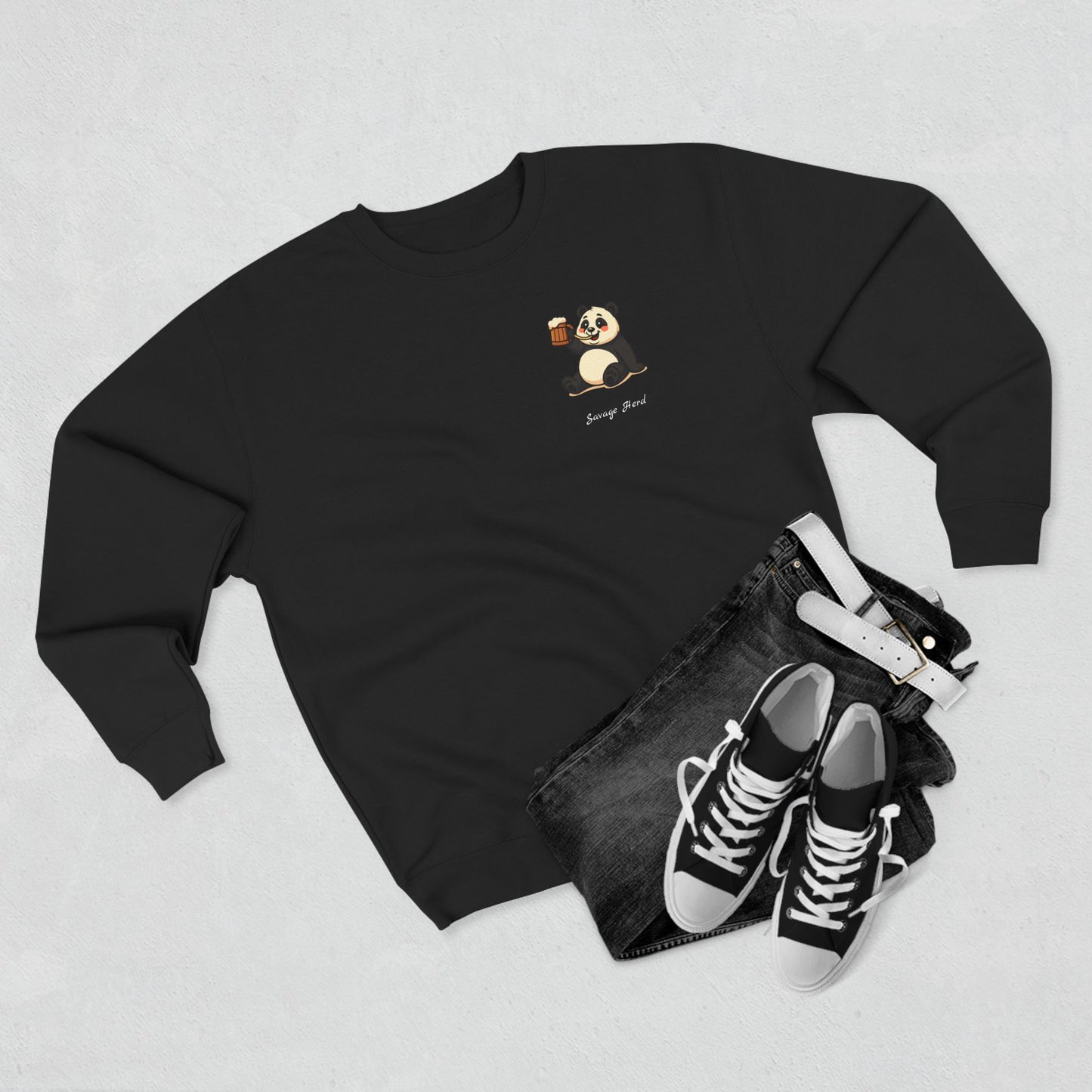 Pete The Panda Crewneck Sweatshirt