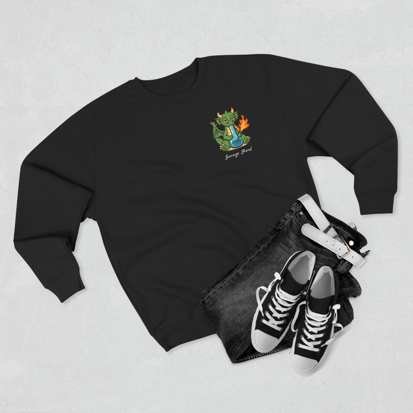 Charcoal Charlie Crewneck Sweatshirt